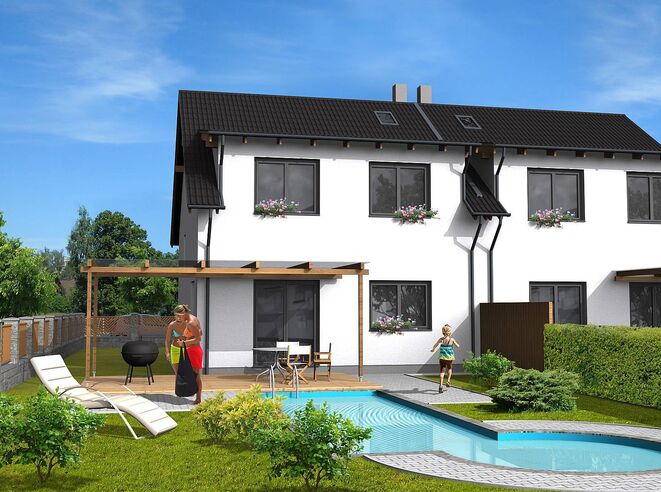 Dvojdomek - novostavba