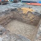 Usazování jímek - novostavba