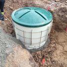 Usazování jímek - novostavba