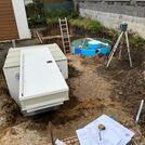 Usazování jímek - novostavba