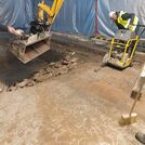 Rekonstrukce výtahové šachty - demolice